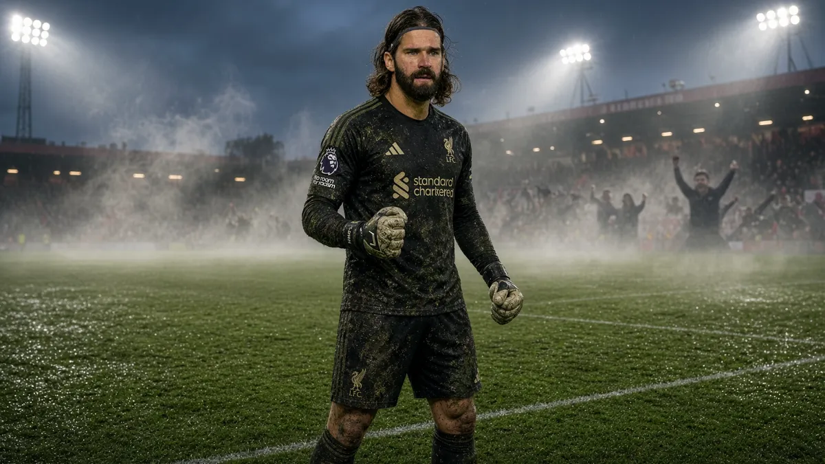 Alisson reflects on tough win for Liverpool against Bournemouth