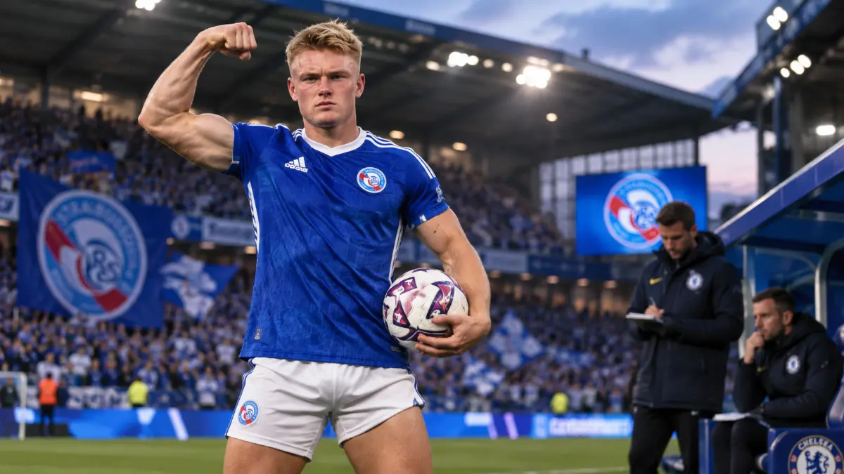 Chelsea keeping tabs on Conrad Harder as forward shines at Strasbourg