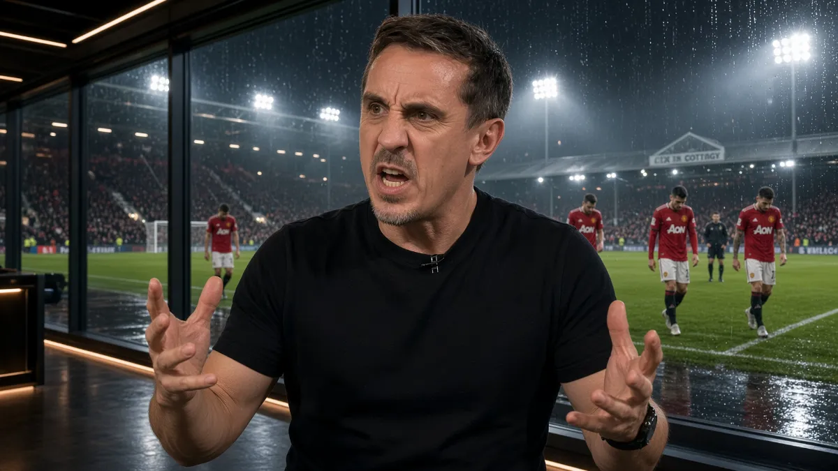 Gary Neville slams Manchester United players after Fulham draw