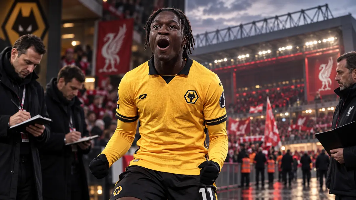 Liverpool are monitoring Mateusz Mane's progress at Wolverhampton