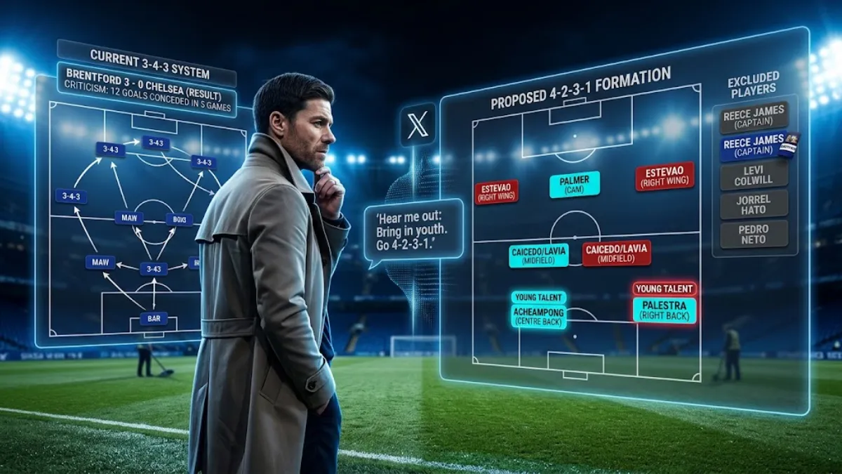 BritBall.Net suggests radical changes in Chelsea's lineup under Alonso, dropping Reece James
